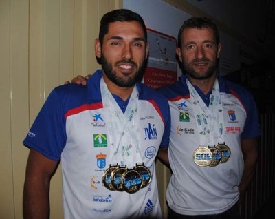 LLEGADA DE IVN ALONSO Y ALBERTO DAZ