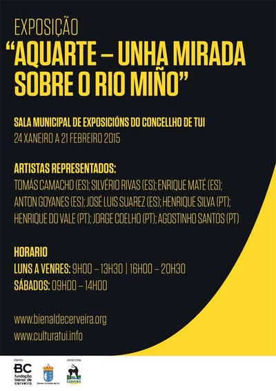 CONTINA ABERTA A EXPOSICIN -AQUARTE, UNHA MIRADA SOBRE O RO MIO- NA SALA MUNICIPAL DE EXPOSICINS DE TUI