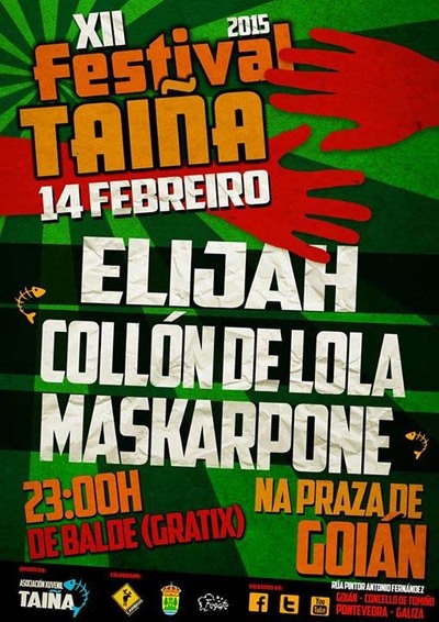 GOIN ACOLLE O 14 DE FEBREIRO O XII FESTIVAL TAIA