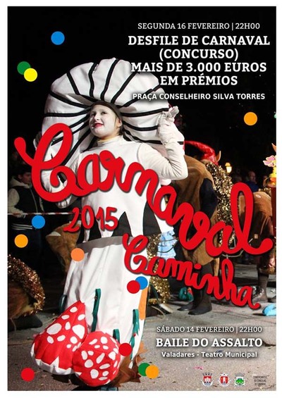 DESFILE DE CARNAVAL VAI DECORRER NO DIA 16 DE FEVEREIRO EM CAMINHA