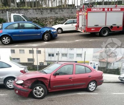 COLISIN ENTRE DOUS TURISMOS NA RA REPBLICA DOMINICANA DE A GUARDA