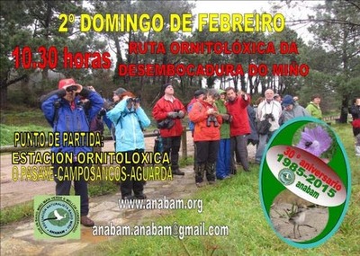  RUTA ORNITOLXICA GUIADA  CO GALLO DO 30 ANIVERSARIO DE ANABAM
