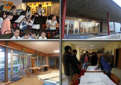 O CONCELLO TOMIO CONTINA EXECUTANDO A REFORMA DO AUDITORIO DE GOIN PARA ESCOLA DE MSICA