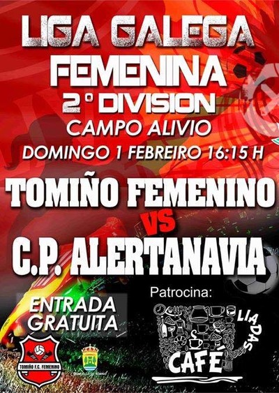 ESTE DOMINGO TOMIO FEMENINO - C.P. ALERTANAVIA