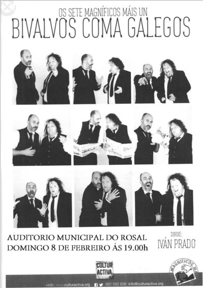 OS SETE MAGNFICOS MAIS UN PRESENTAN -BIVALVOS COMA GALEGOS- O 8 DE FEBREIRO NO ROSAL