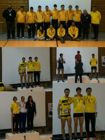 5 MEDALLAS PARA EL CR ROBALEIRA DE A GUARDA EN EL CAMPEONATO DE ESPAA DE REMO ERGMETRO