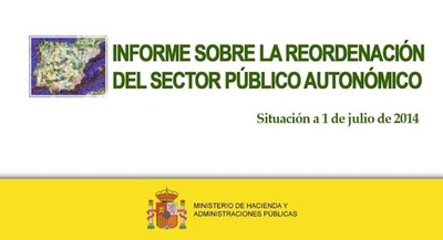 LAS CCAA HAN SUPRIMIDO 715 ENTIDADES  DESDE 2012, SUPERANDO EL OBJETIVO INICIAL EN  UN 41%, CON UN AHORRO DE 21.587 MILLONES