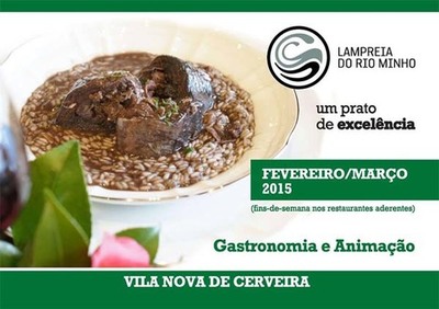 LAMPREIA DO RIO MINHO  MESA DA RESTAURAO DE VILA NOVA DE CERVEIRA 