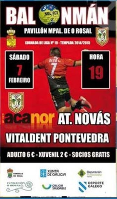 ESTE SBADO ACANOR ATL. NOVS - VITALDENT PONTEVEDRA