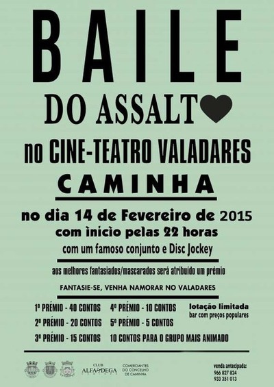 VALADARES, TEATRO MUNICIPAL DE CAMINHA ACOLHE BAILE DO ASSALTO