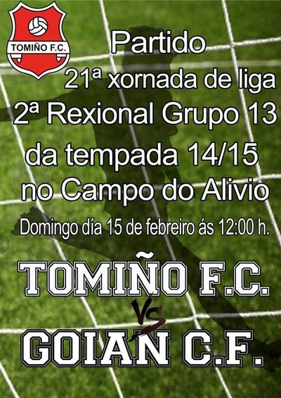 ESTE DOMINGO TOMIO FC - GOIN CF