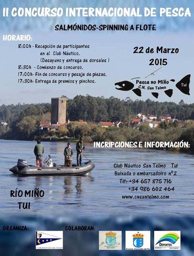II CONCURSO INTERNACIONAL DE PESCA EL 22 DE MARZO EN EL RO MIO