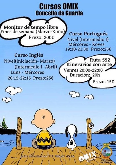 ABERTAS AS INSCRIPCINS PARA OS PRXIMOS CURSOS DA OMIX DE A GUARDA