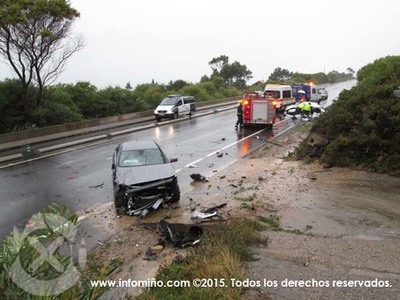 TRXICO ACCIDENTE ENTRE DOUS TURISMOS SLDASE CUNHA VCTIMA MORTAL NA PO-552 EN OIA