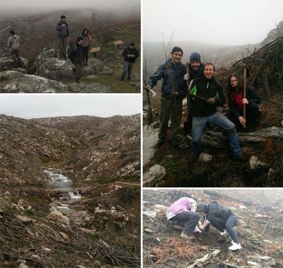 I XORNADA DE VOLUNTARIADO AMBIENTAL PROMOVIDA POR A JALLEIRA AFEA NO ROSAL E OIA