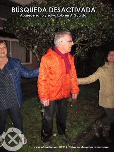 APARECE SANO Y SALVO LOLO EN A GUARDA TRAS UNA INTENSA Y MULTITUDINARIA BSQUEDA