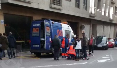 UN CISLISTA RESULTA FERIDO TRAS SER ATROPELADO POR UN TURISMO NA GUARDA