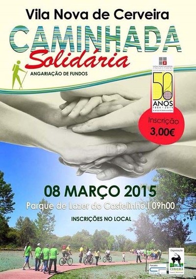 CAMINHADA SOLIDARIA ESTE DOMINGO 8 DE MARO EM VILANOVA DE CERVEIRA