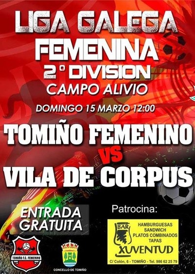 ESTE DOMINGO TOMIO FC FEMENINO - VILA DE CORPUS