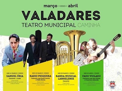 PROGRAMACIN TEATRO VALADARES CAMINHA MARZO-ABRIL 2015