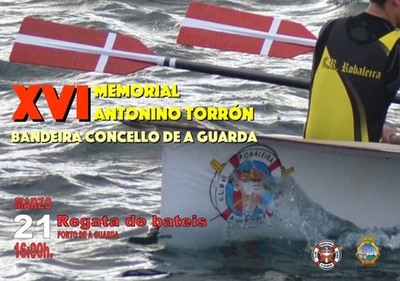 REGATA XVI MEMORIAL ANTONINO TORRN DE BASTEIS BANDEIRA CONCELLO DE A GUARDA