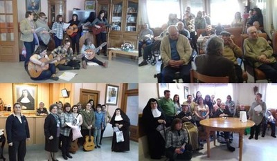 ACTUACIN DA RONDALLA ANTORCHA NA RESIDENCIA SAN TELMO DE TUI