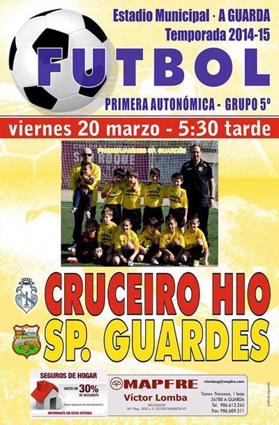 ESTE VENRES DA 20  CRUCEIRO HIO - SPORTING GUARDS 