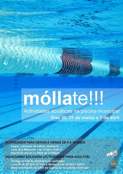 MLLATE!!! ACTIVIDADES NA PISCINA MUNICIPAL DA GUARDA NA SEMANA SANTA