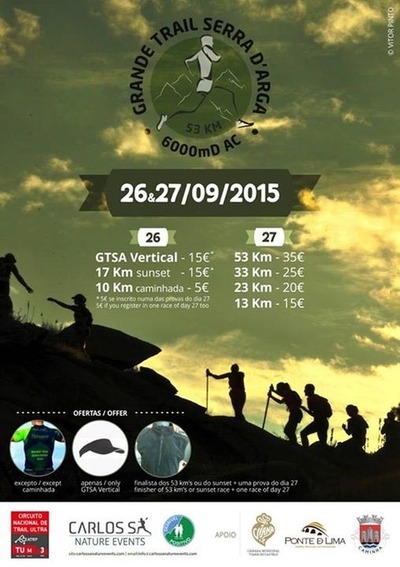 CAMINHA ACOLLE EN SETEMBRO O GRANDE TRAIL SERRA DARGA 2015