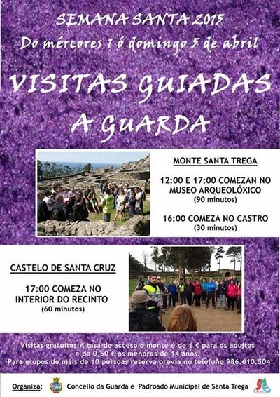 VISITAS GUIADAS DURANTE A SEMANA SANTA 2015 NA GUARDA
