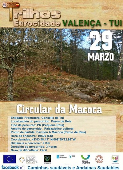ESTE DOMINGO 29 REALIZARASE EN TUI A ANDAINA CIRCULAR DA MACOCA