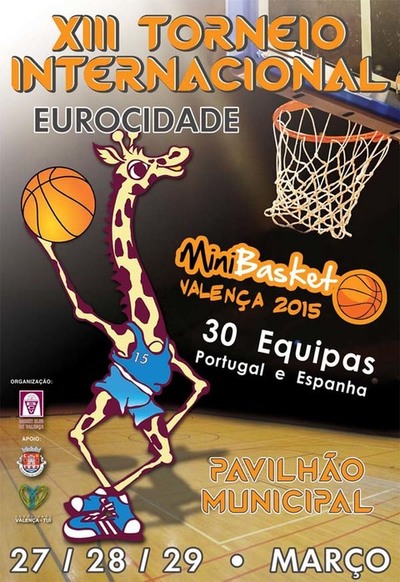500 XOGADORES E XOGADORAS PARTICIPAN NO XIII TORNEO INTERNACIONAL DE BALONCESTO EUROCIDADE