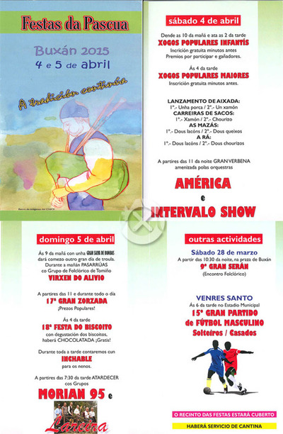 FESTAS DA PASCUA BUXN 2015 NA GUARDA
