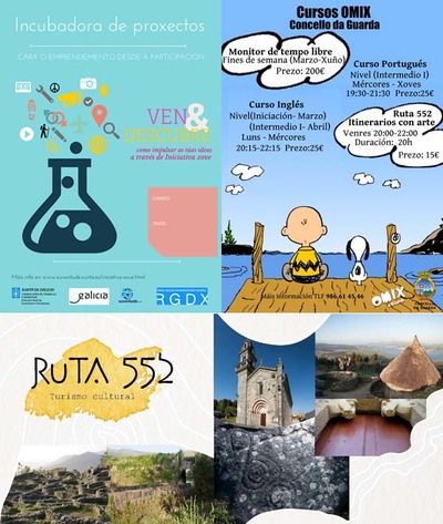 PRAZAS NOS CURSOS DA OMIX DE A GUARDA