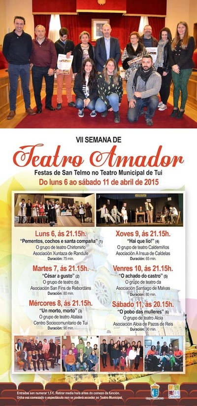 SEIS GRUPOS CON PRETO DE 60 PERSOAS PARTICIPAN ESTE ANO NA  VII SEMANA DO TEATRO AMADOR SAN TELMO