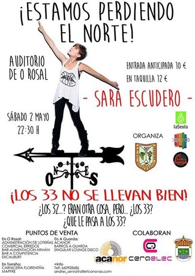 ACTUACIN DE SARA ESCUDERO EL 2 DE MAYO EN O ROSAL