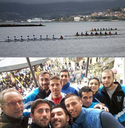 REMEROS DEL CLUB REMO DO MIO EN LA REGATA INTERNACIONAL DE ORIO