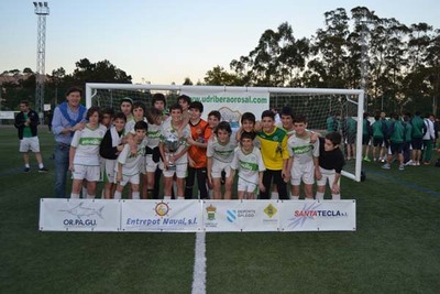 EL PABELLN DE OURENSE  C.F.  SE PROCLAM CAMPEN DEL  V TORNEO DE FTBOL INFANTIL U.D. RIBERA CONCELLO DE O ROSAL AL VENCER POR 2 ? 1 AL AREOSA EN LA GRAN FINAL.