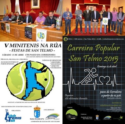 UNHA ANDAINA SAUDABLE, TORNEO DE MINITENIS E CARREIRA POPULAR ESTA FIN DE SEMANA EN TUI CO GALLO DAS FESTAS DE SAN TELMO 2015