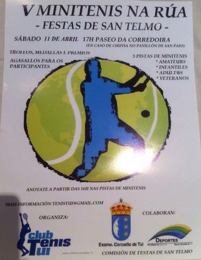 V MINITENIS NA RA O SBADO 11 DE ABRIL EN TUI