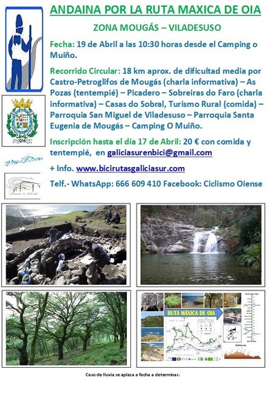 I ANDAINA POR LA RUTA MXICA DE OIA EL 19 DE ABRIL