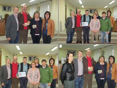 -LA PIZZICATA- RECOLLE O SEU DIPLOMA COMO GAADOR DA RUTA DO PINCHO DA LAMPREA DO MIO XUNTO S CINCO AGASALLADOS