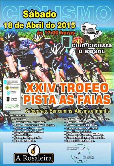 ESTE SBADO XXIV TROFEO PISTA DAS FAIAS NO ROSAL