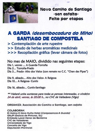 CAMIO DE SANTIAGO SEN ASFALTO POR ETAPAS