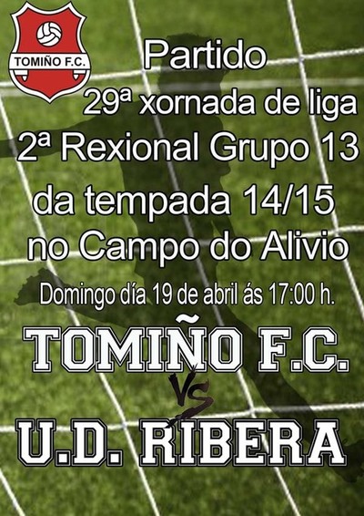 ESTE DOMINGO 19 DE ABRIL TOMIO FC - UD RIBERA