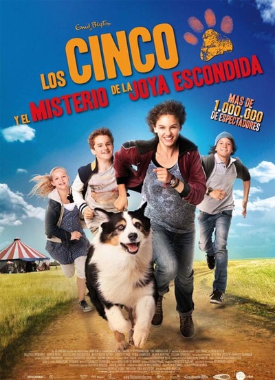 CINE ESTE SBADO NO ROSAL: LOS CINCO Y EL MISTERIO DE LA JOYA ESCONDIDA