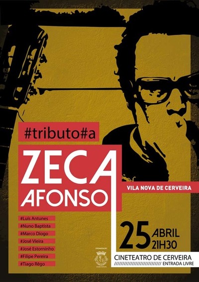 TRIBUTO A ZECA AFONSO SOBE AO PALCO DO CINETEATRO DE CERVEIRA