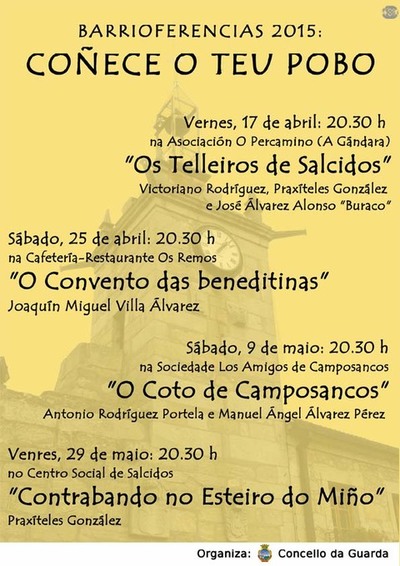 -O CONVENTO DAS BENEDITINAS-  O TEMA ESCOLLIDO PARA A SEGUNDA BARRIOFERENCIA QUE SE CELEBRA ESTE SBADO