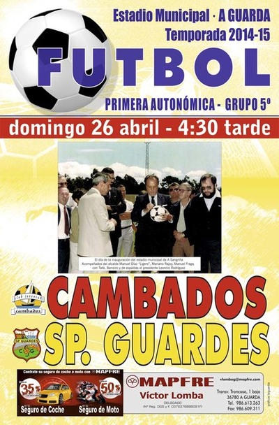 ESTE DOMINGO 26 DE ABRIL SPORTING GUARDS - CAMBADOS