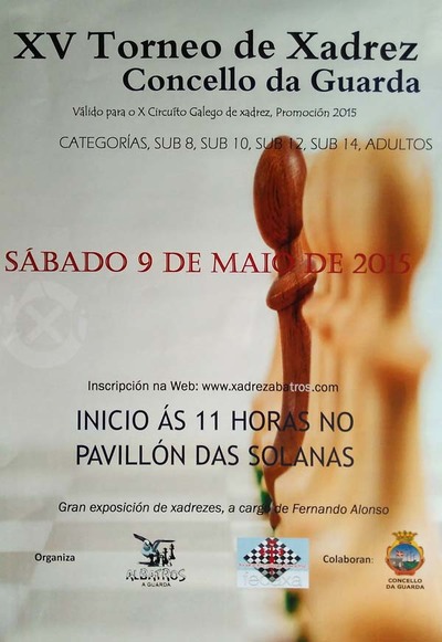 XV TORNEO XADREZ CONCELLO DA GUARDA - 9 MAIO 2015